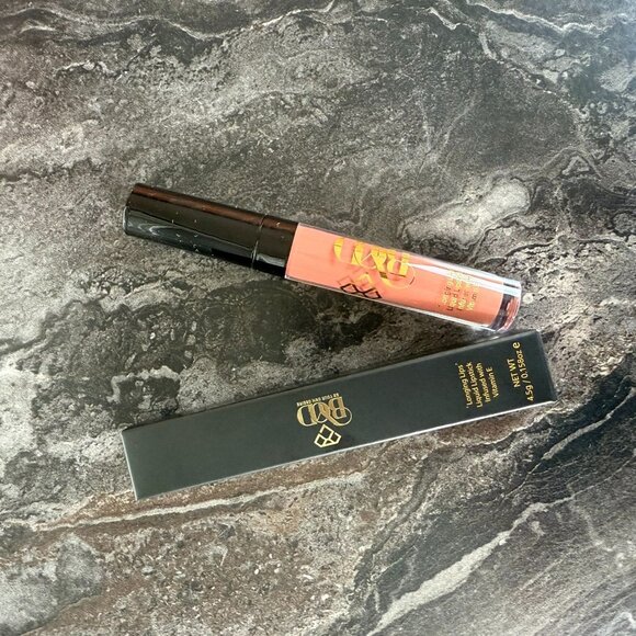 BYOD Beauty Liquid Lipstick Straight Forward Full Size Peach Nude Long Lasting - Picture 7 of 7